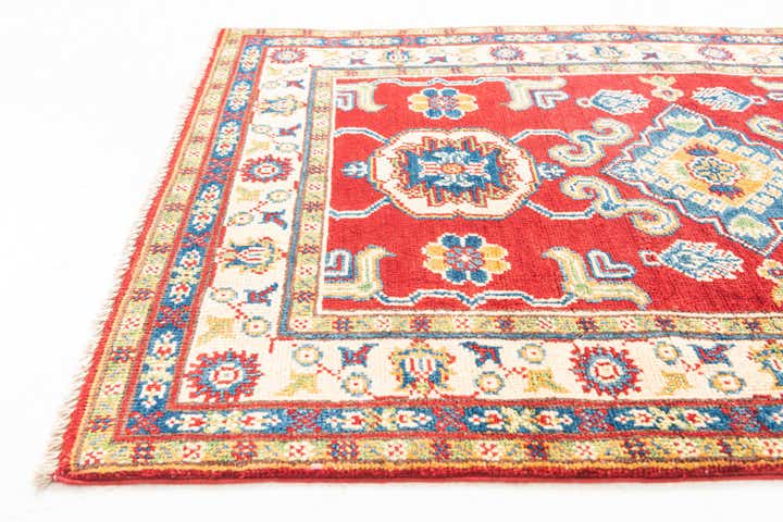 2' 9 x 9' 9 Hand Knotted Kazak Runner Rug