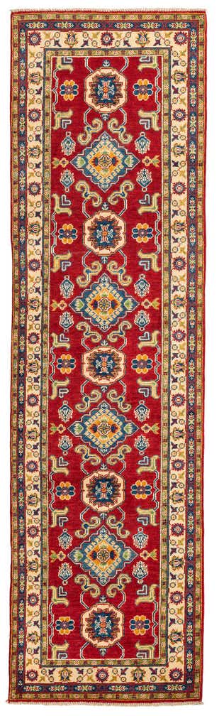 2' 9 x 9' 9 Hand Knotted Kazak Runner Rug