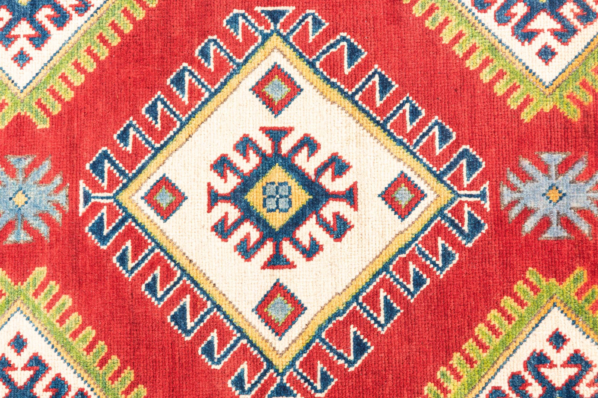 2' 8 x 9' 8 Hand Knotted Kazak Runner Rug