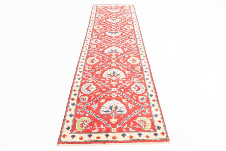 2' 9 x 10' Hand Knotted Kazak Runner Rug