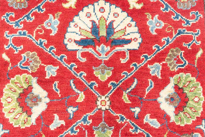 2' 9 x 10' Hand Knotted Kazak Runner Rug