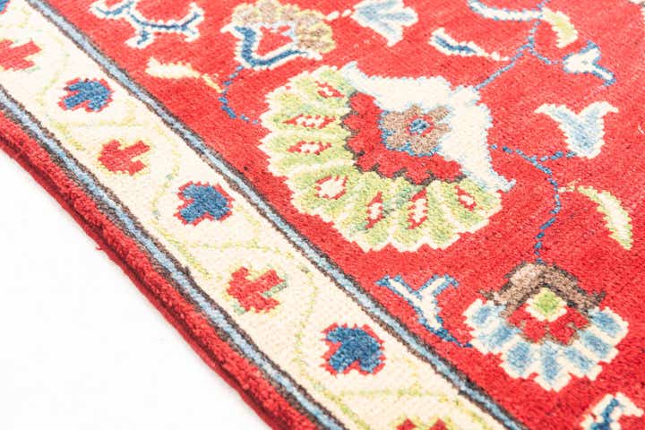 2' 9 x 10' Hand Knotted Kazak Runner Rug