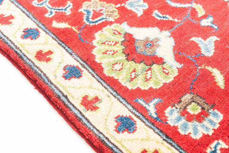 Detail image of 2' 9 x 10' Hand Knotted Kazak Runner Rug