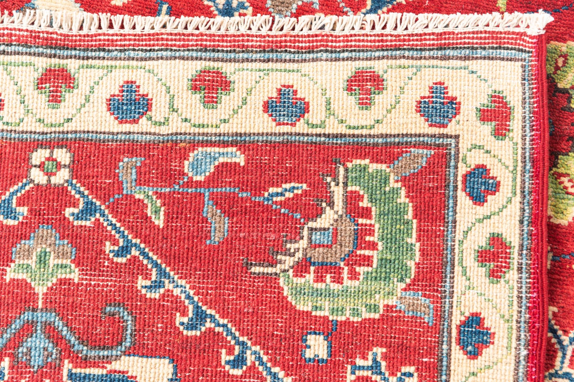 2' 9 x 10' Hand Knotted Kazak Runner Rug
