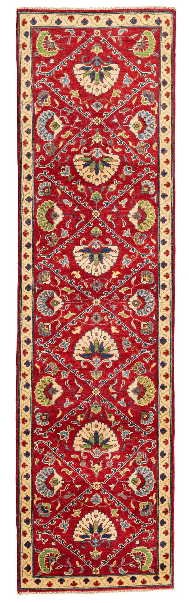 2' 9 x 10' Hand Knotted Kazak Runner Rug