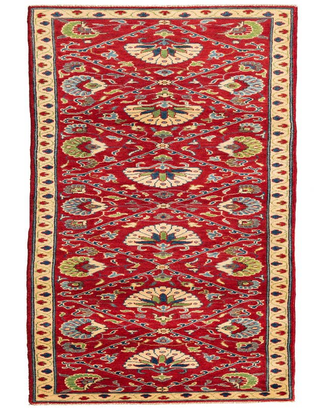 Detail image of 2' 9 x 10' Hand Knotted Kazak Runner Rug