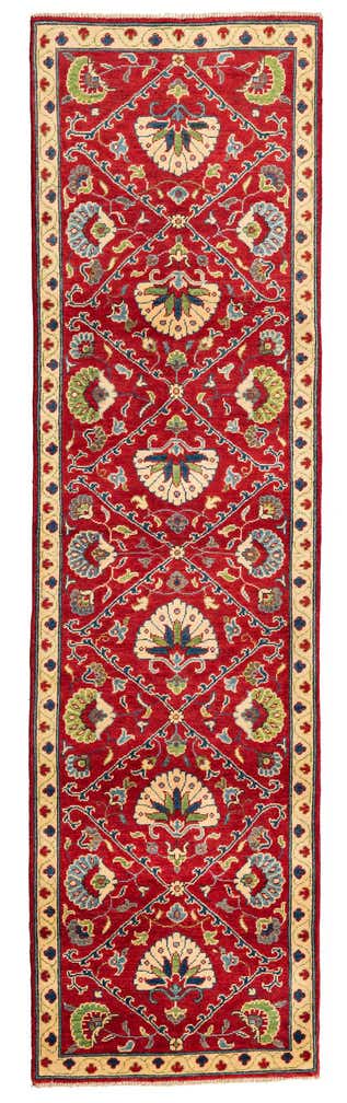 2' 9 x 10' Hand Knotted Kazak Runner Rug
