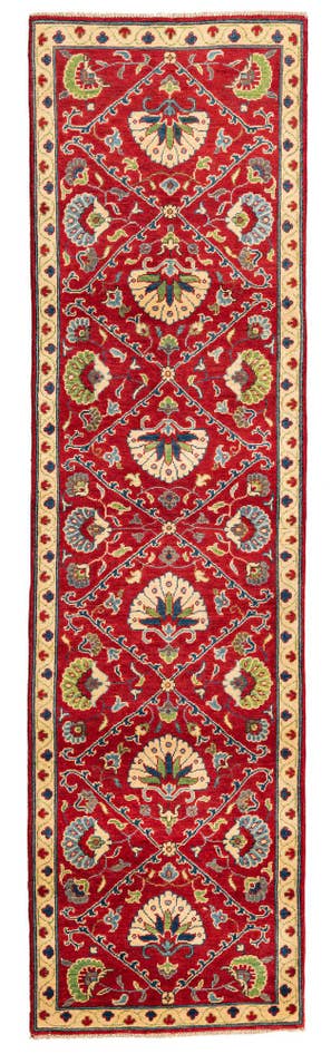 Detail image of 2' 9 x 10' Hand Knotted Kazak Runner Rug