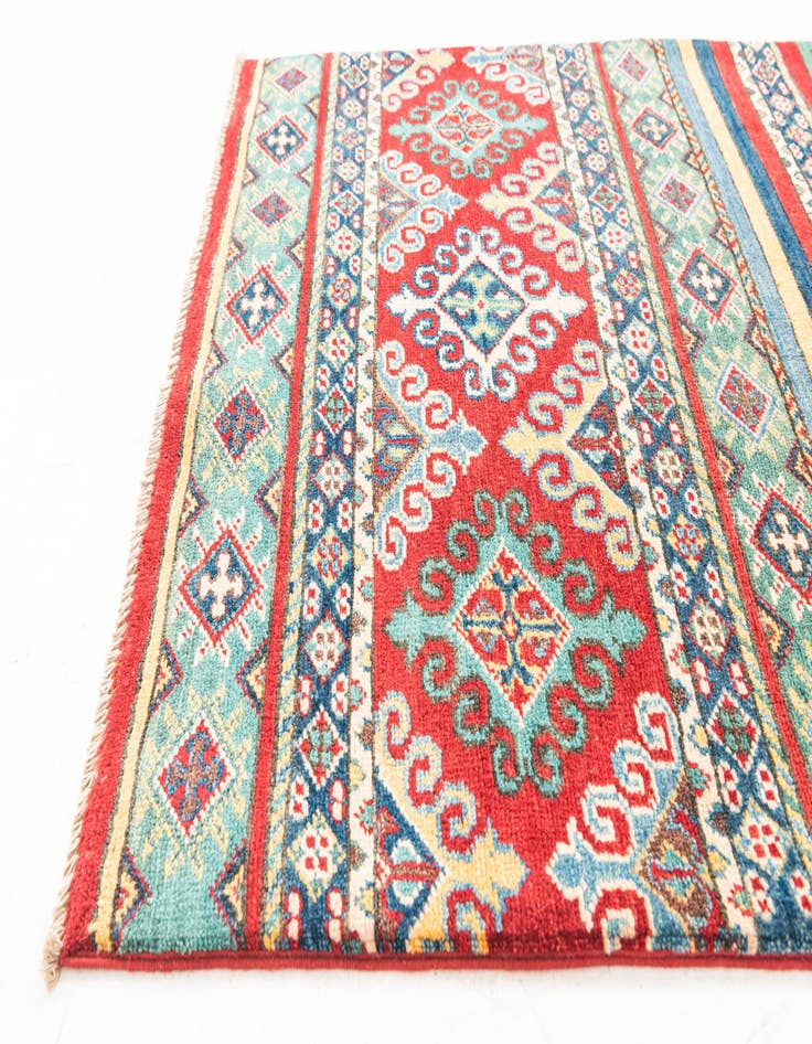 Detail image of 2' 10 x 9' 8  Hand Knotted Kazak Runner Rug