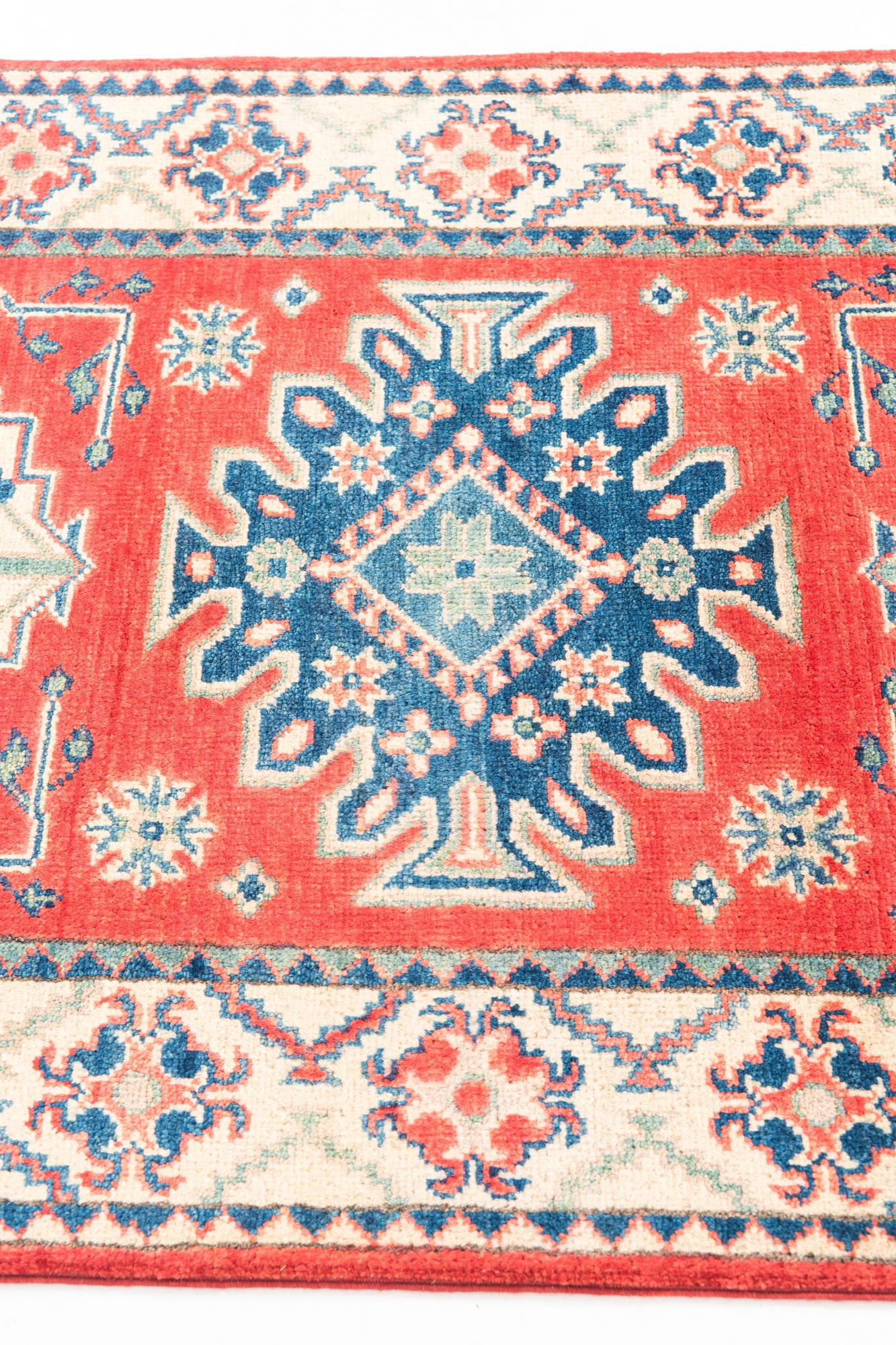 2' 9 x 9' 9 Hand Knotted Kazak Runner Rug
