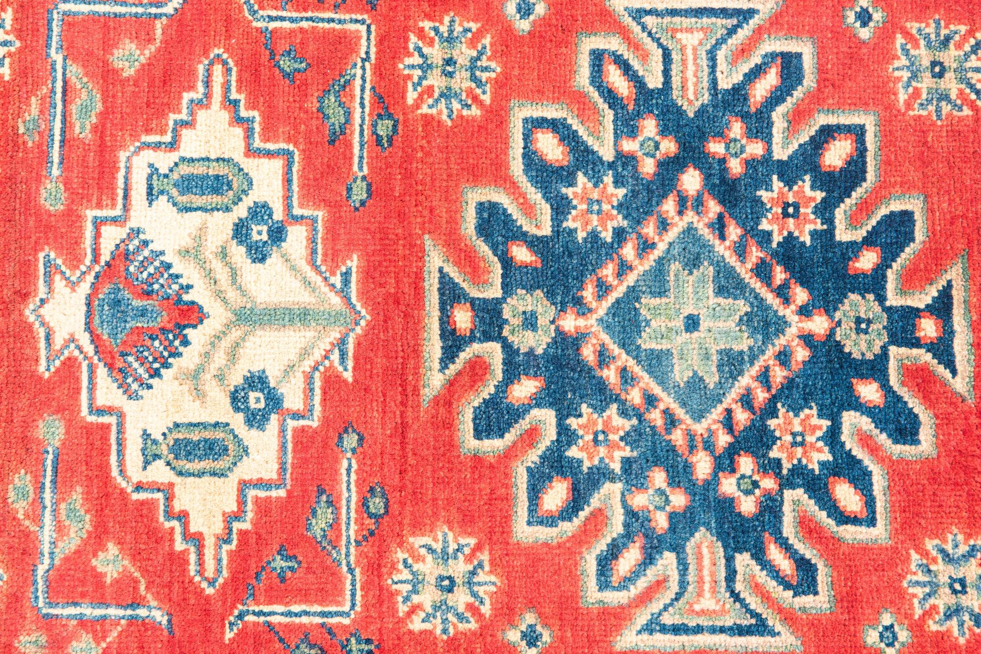 2' 9 x 9' 9 Hand Knotted Kazak Runner Rug
