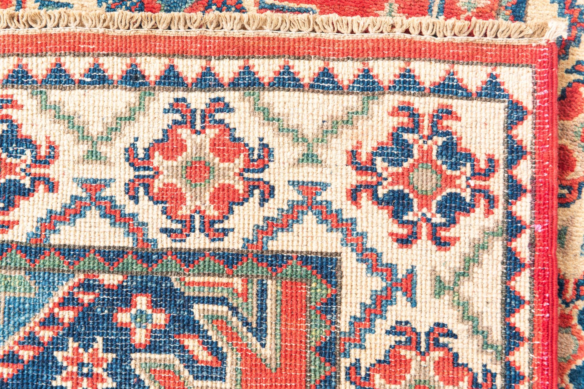 2' 9 x 9' 9 Hand Knotted Kazak Runner Rug