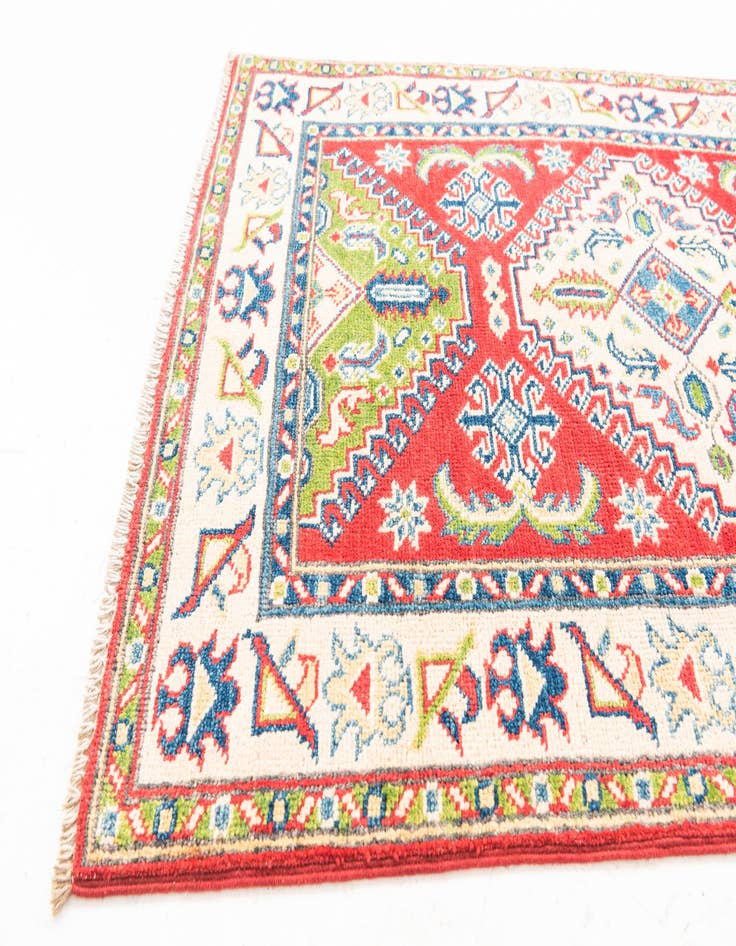 Detail image of 2' 8 x 9' 7  Hand Knotted Kazak Runner Rug