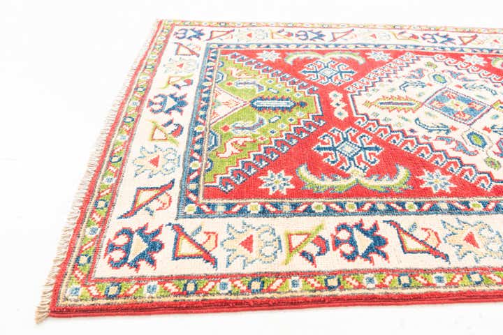2' 8 x 9' 7 Hand Knotted Kazak Runner Rug