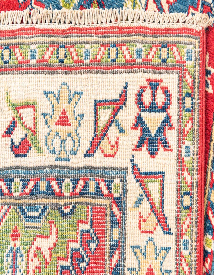 Detail image of 2' 8 x 9' 7  Hand Knotted Kazak Runner Rug