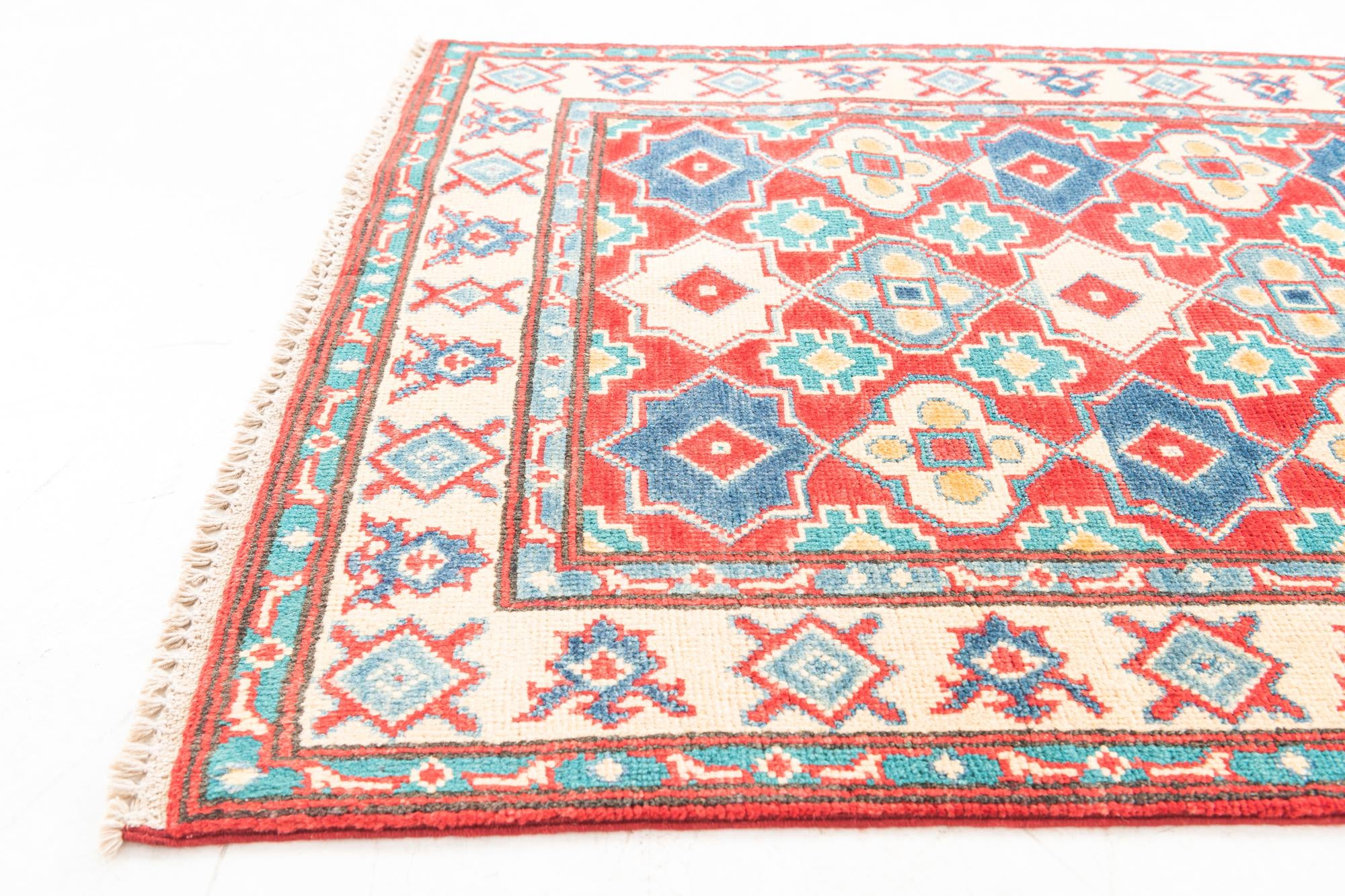 2' 9 x 9' 10 Hand Knotted Kazak Runner Rug