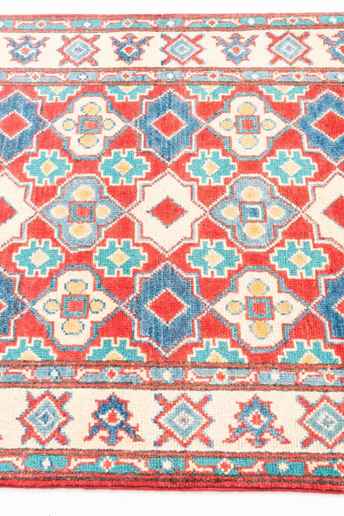 2' 9 x 9' 10 Hand Knotted Kazak Runner Rug