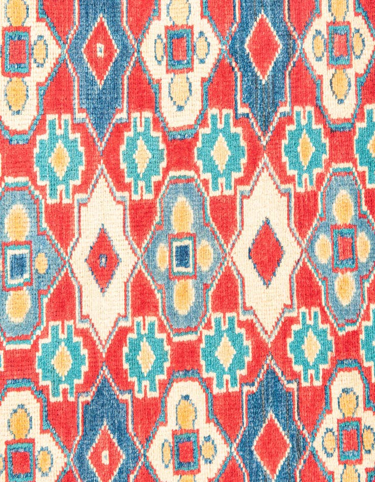 Detail image of 2' 9 x 9' 10 Hand Knotted Kazak Runner Rug