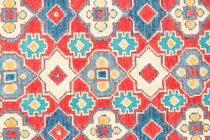 Detail image of 2' 9 x 9' 10 Hand Knotted Kazak Runner Rug