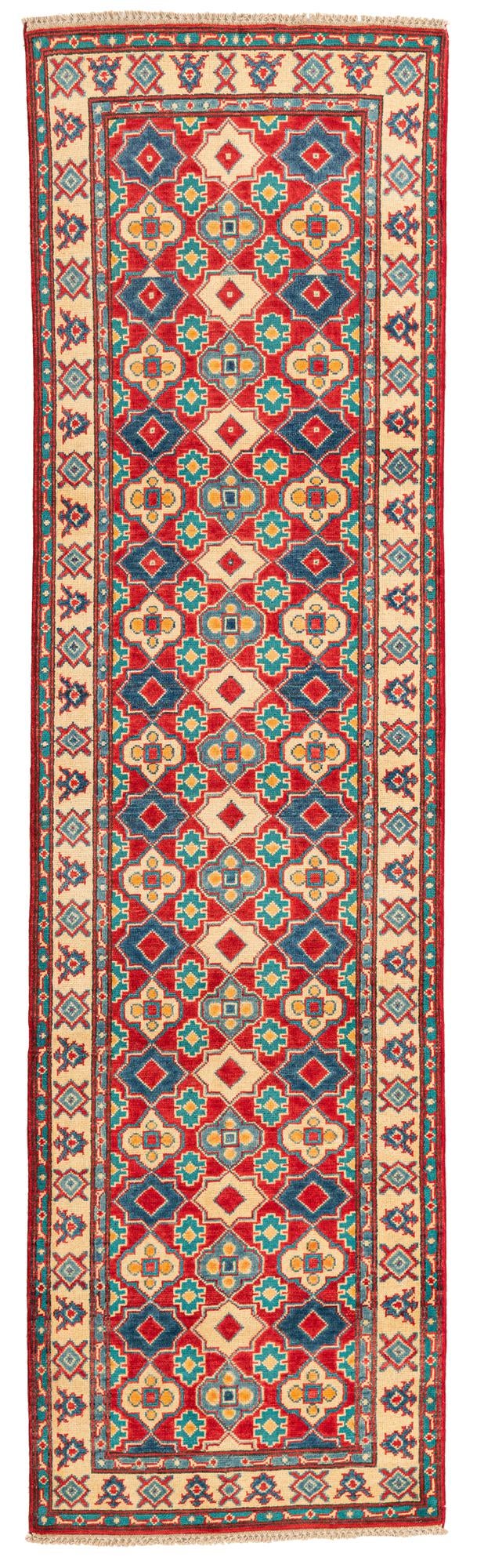 2' 9 x 9' 10 Hand Knotted Kazak Runner Rug