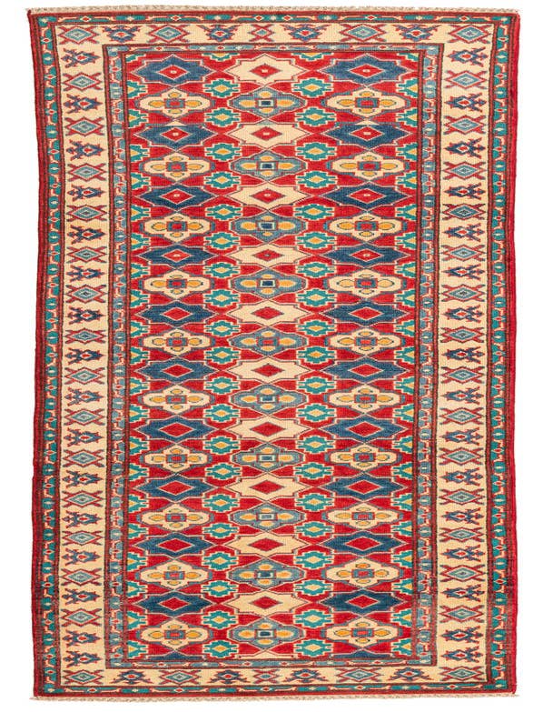 Detail image of 2' 9 x 9' 10 Hand Knotted Kazak Runner Rug