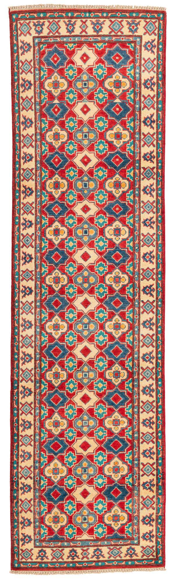 2' 9 x 9' 10 Hand Knotted Kazak Runner Rug