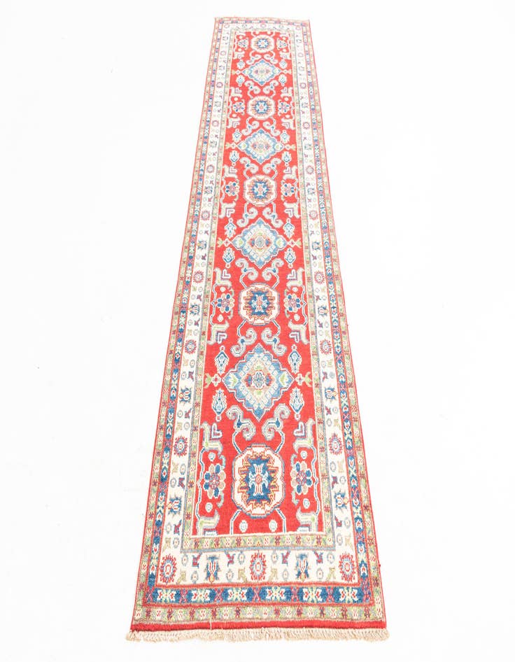 Detail image of 2' 8 x 9' 9  Hand Knotted Kazak Runner Rug