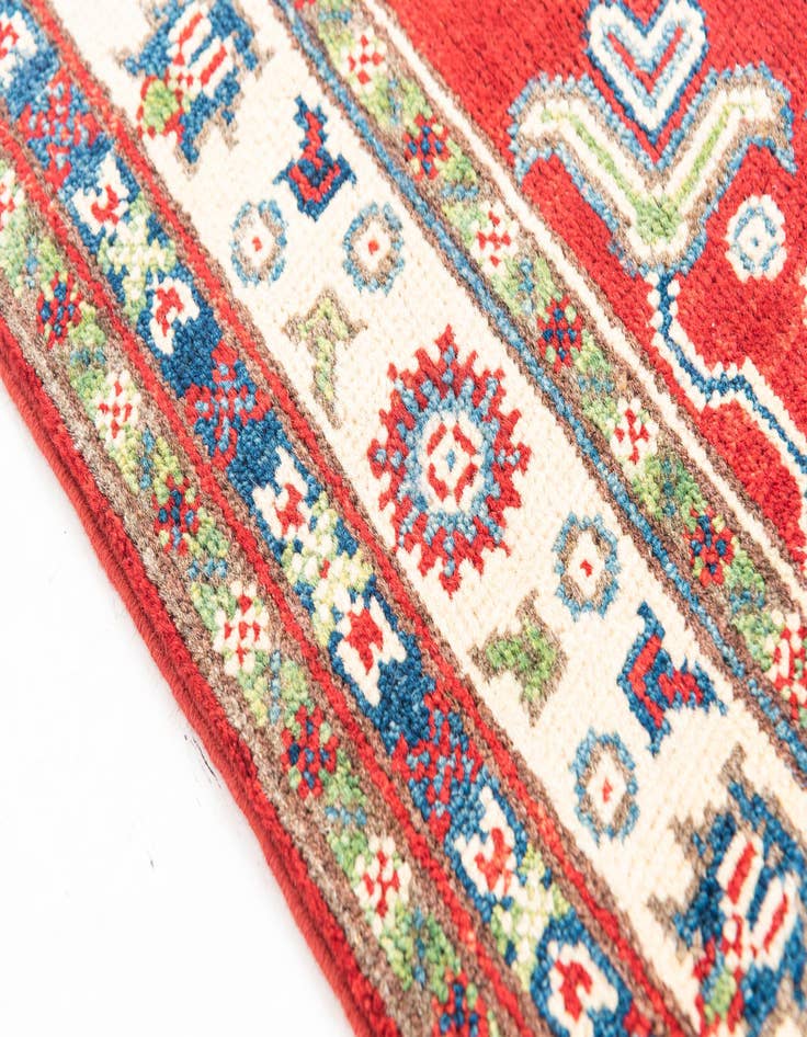 Detail image of 2' 8 x 9' 9  Hand Knotted Kazak Runner Rug
