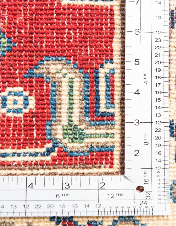 Detail image of 2' 8 x 9' 9  Hand Knotted Kazak Runner Rug