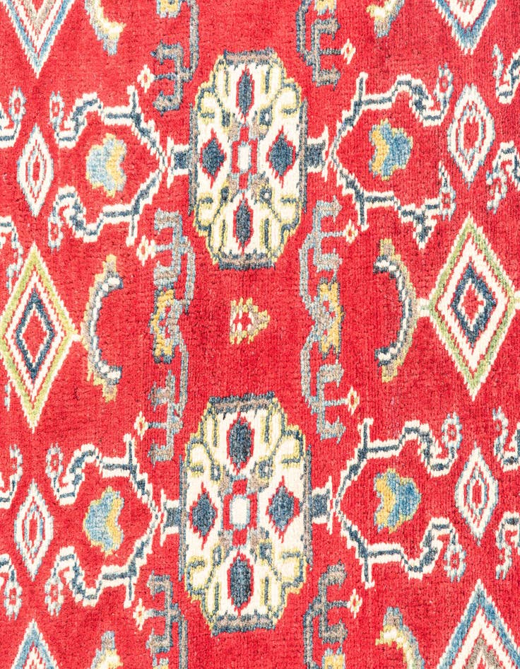 Detail image of 2' 8 x 9' 6  Hand Knotted Kazak Runner Rug