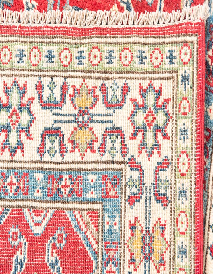 Detail image of 2' 8 x 9' 6  Hand Knotted Kazak Runner Rug