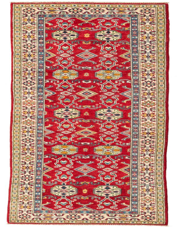 Detail image of 2' 8 x 9' 6 Hand Knotted Kazak Runner Rug