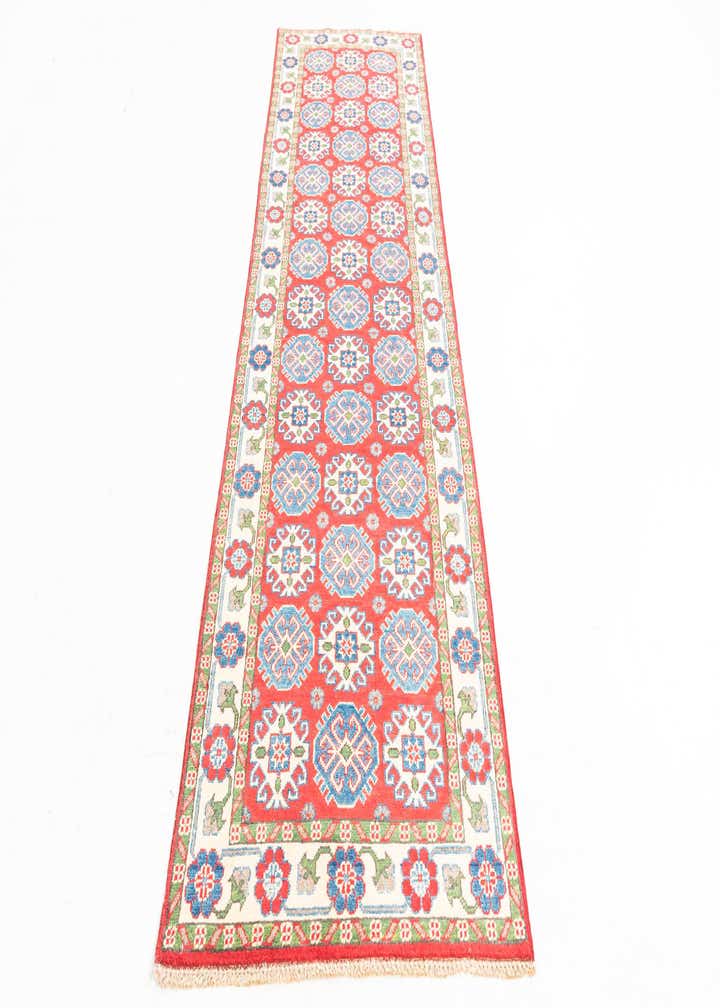 2' 9 x 9' 8 Hand Knotted Kazak Runner Rug