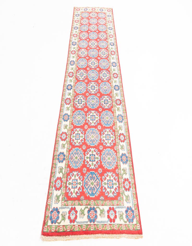 Detail image of 2' 9 x 9' 8 Hand Knotted Kazak Runner Rug