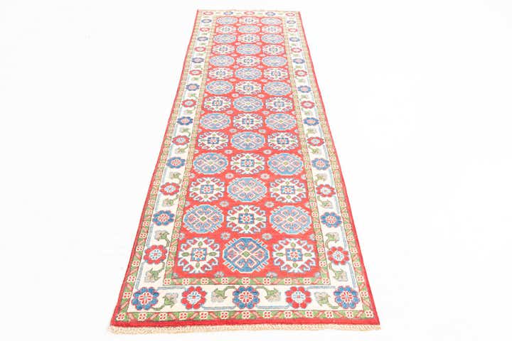 2' 9 x 9' 8 Hand Knotted Kazak Runner Rug