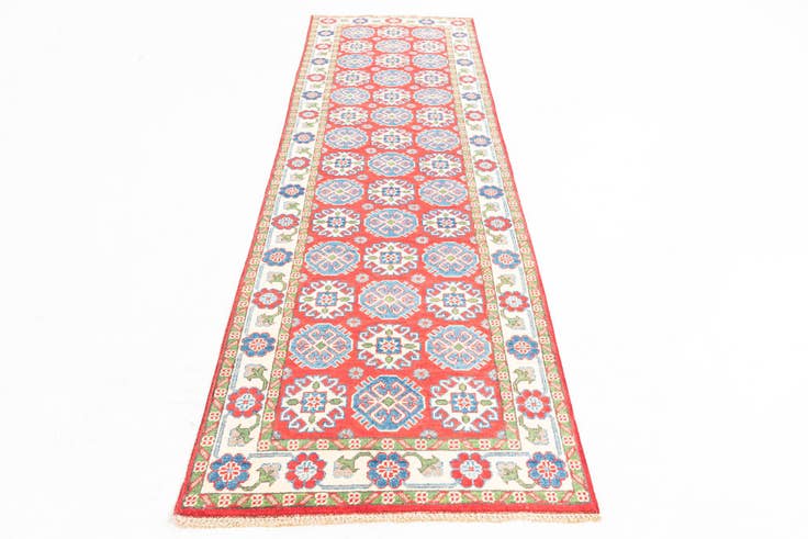Detail image of 2' 9 x 9' 8 Hand Knotted Kazak Runner Rug