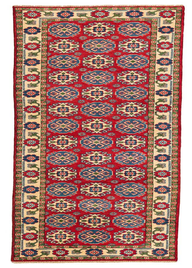 2' 9 x 9' 8 Hand Knotted Kazak Runner Rug