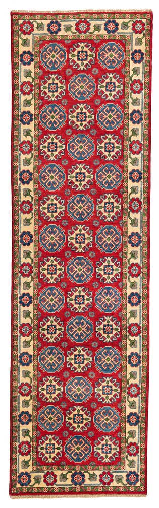 2' 9 x 9' 8 Hand Knotted Kazak Runner Rug