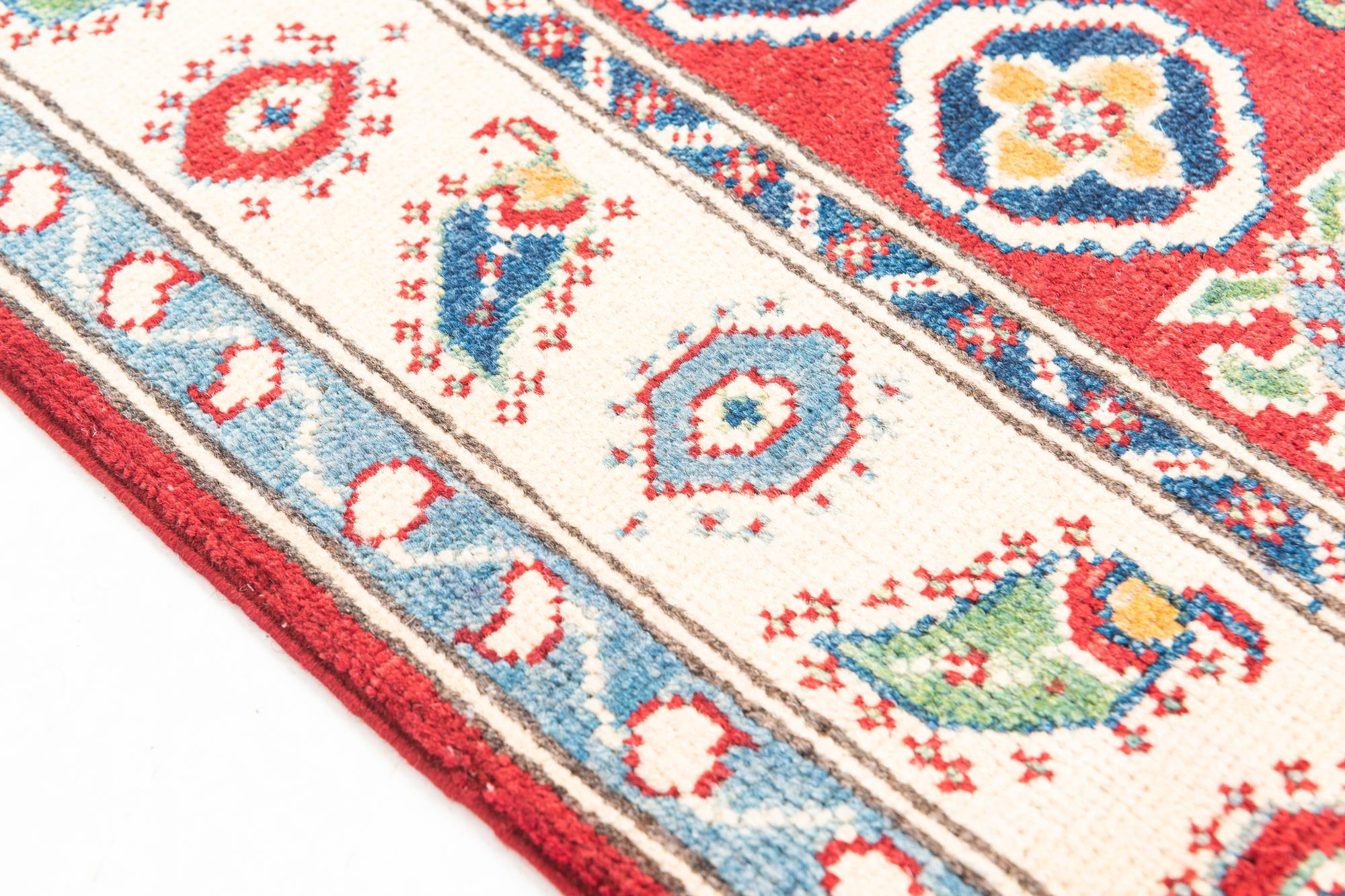 2' 10 x 10' 3 Hand Knotted Kazak Runner Rug