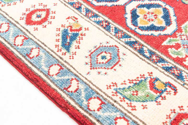 2' 10 x 10' 3 Hand Knotted Kazak Runner Rug