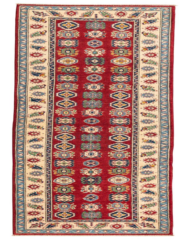 Detail image of 2' 10 x 10' 3 Hand Knotted Kazak Runner Rug