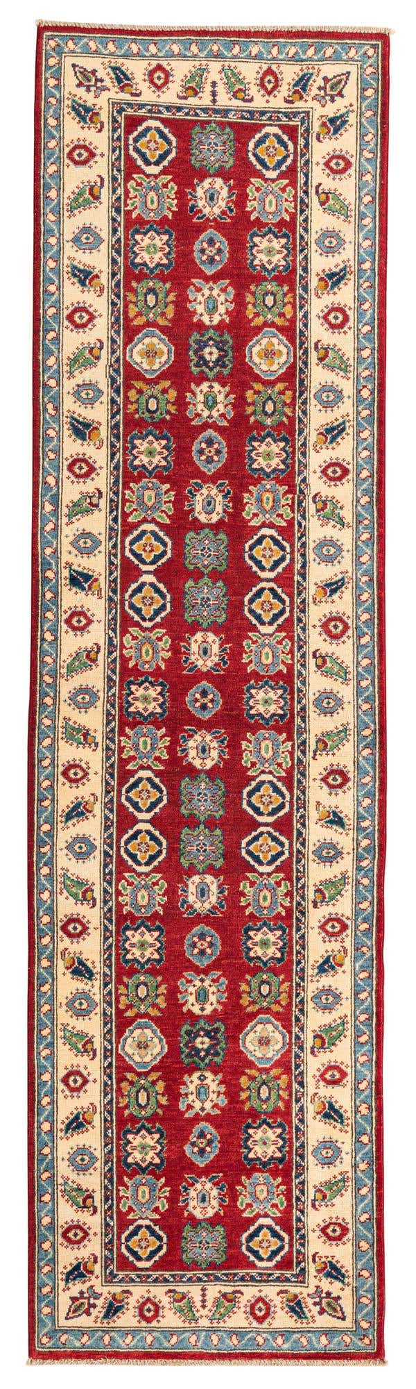 2' 10 x 10' 3 Hand Knotted Kazak Runner Rug