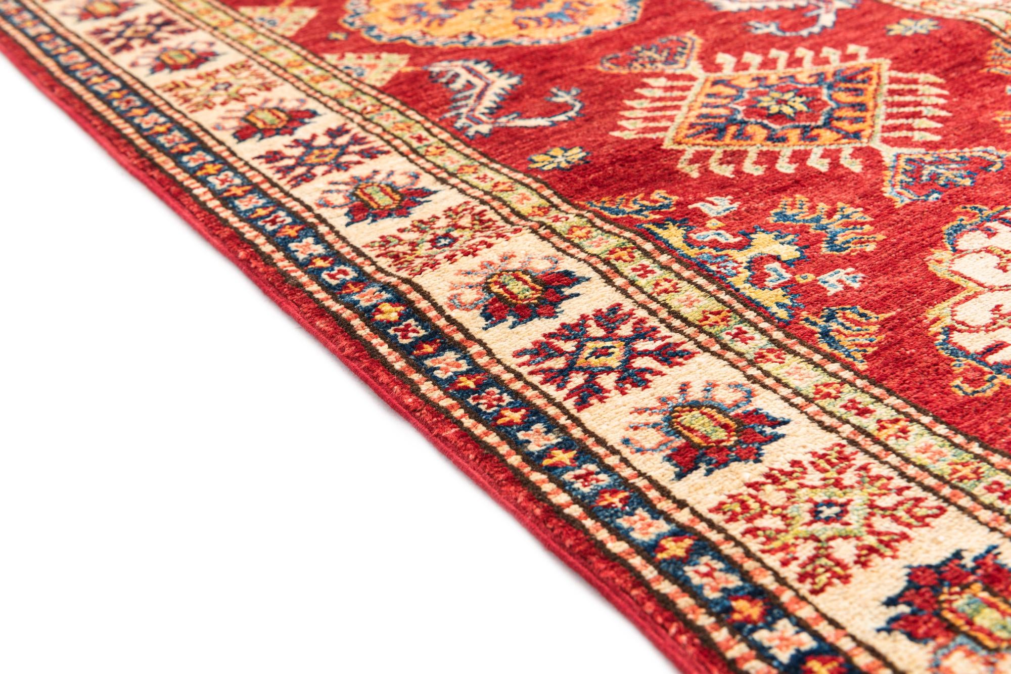 2' 8 x 10' Hand Knotted Kazak Runner Rug