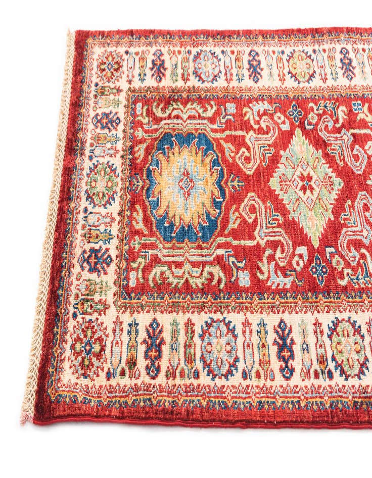 Detail image of 2' 8 x 9' 11  Hand Knotted Kazak Runner Rug