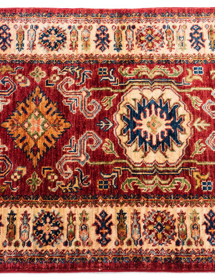 Detail image of 2' 8 x 9' 11  Hand Knotted Kazak Runner Rug