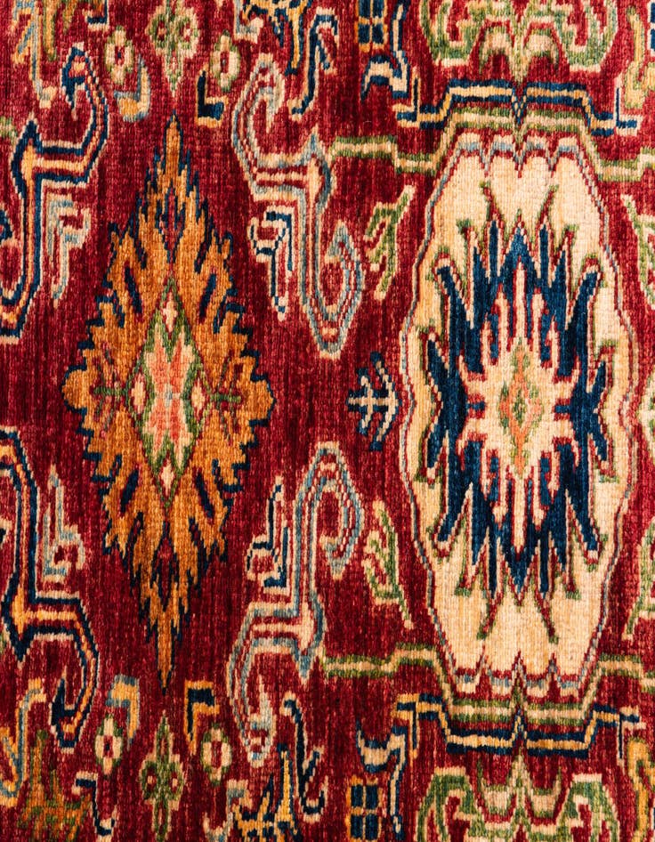 Detail image of 2' 8 x 9' 11  Hand Knotted Kazak Runner Rug