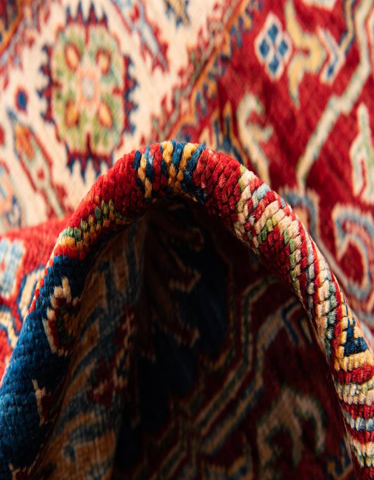 Detail image of 2' 8 x 9' 11  Hand Knotted Kazak Runner Rug