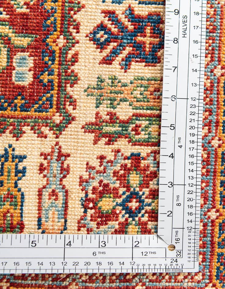 Detail image of 2' 8 x 9' 11  Hand Knotted Kazak Runner Rug