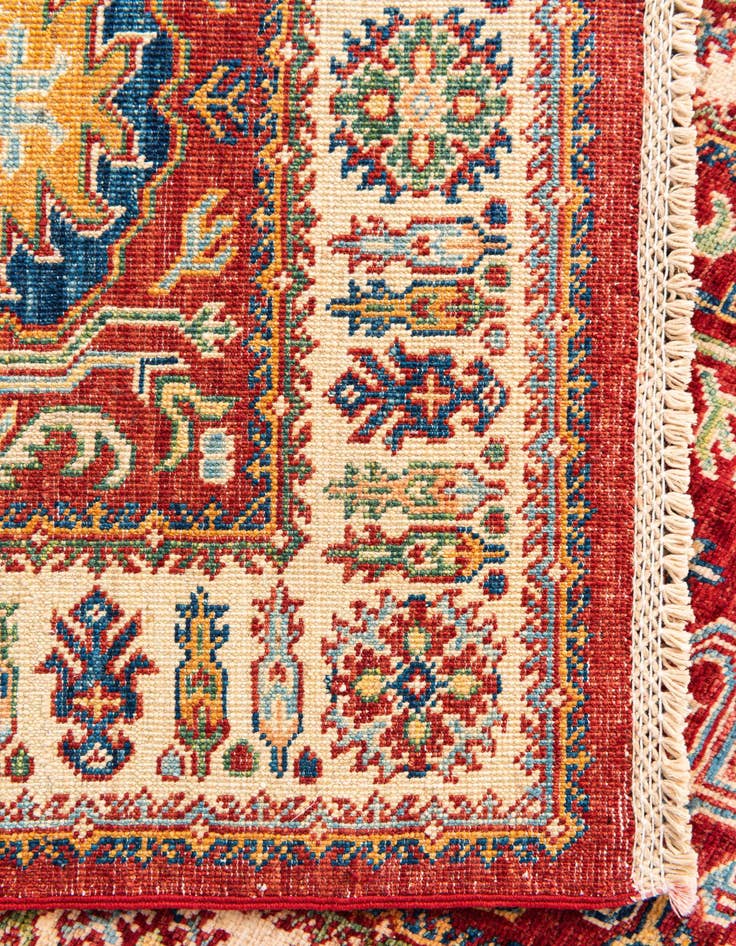 Detail image of 2' 8 x 9' 11  Hand Knotted Kazak Runner Rug