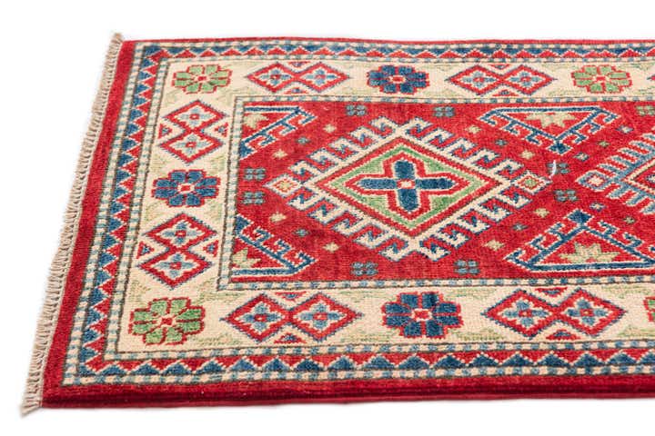 1' 10 x 6' Hand Knotted Kazak Runner Rug